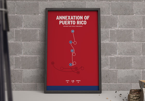 Little Giants Annexation of Puerto Rico Poster | Prinstant Replays