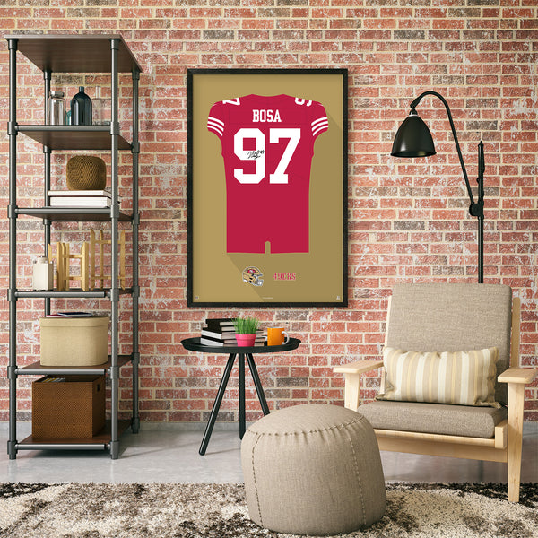 Patch à Repasser 49ers Nick Bosa – Officiel NFL – Neuf
