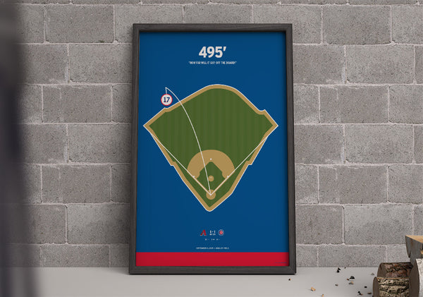 Cubs Kris Bryant 495' Print | Prinstant Replays