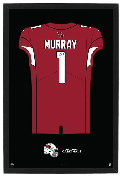 Arizona Cardinals Kyler Murray Autographed Jersey Framed Print