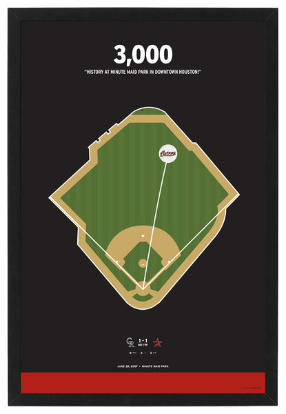 Craig Biggio 3,000th Hit Print