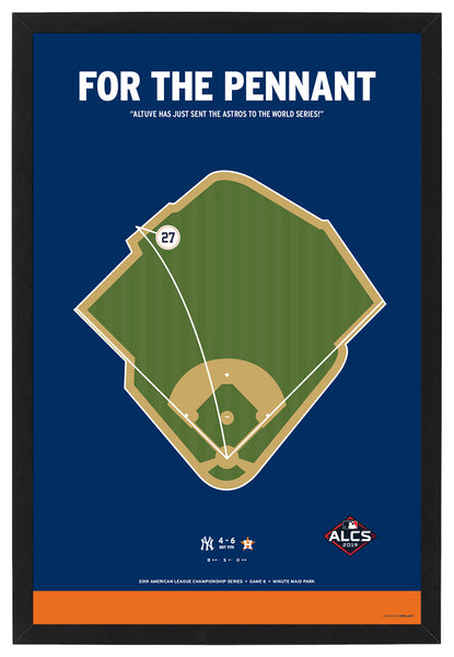 Jose Altuve For The Pennant Walk-Off Home Run Poster