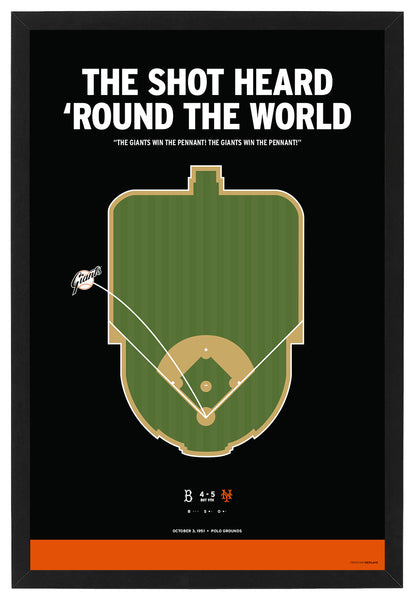 Giants Shot Heard 'Round the World Print