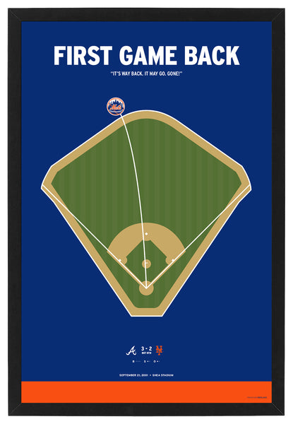Mets Piazza Post 9/11 Homer Print