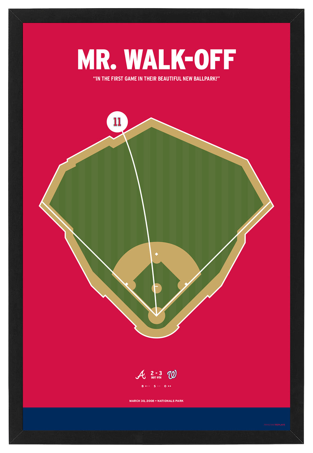 Nationals Zimmerman Mr. Walk-Off Print