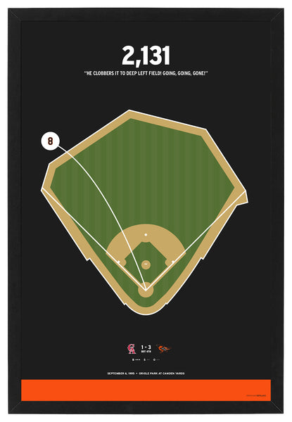 Orioles Ripken's 2,131 Game Print