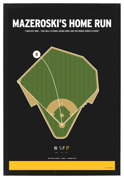 Pirates Mazeroski Walk-Off Print