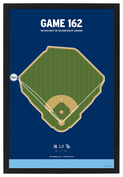 Rays Game 162 Print
