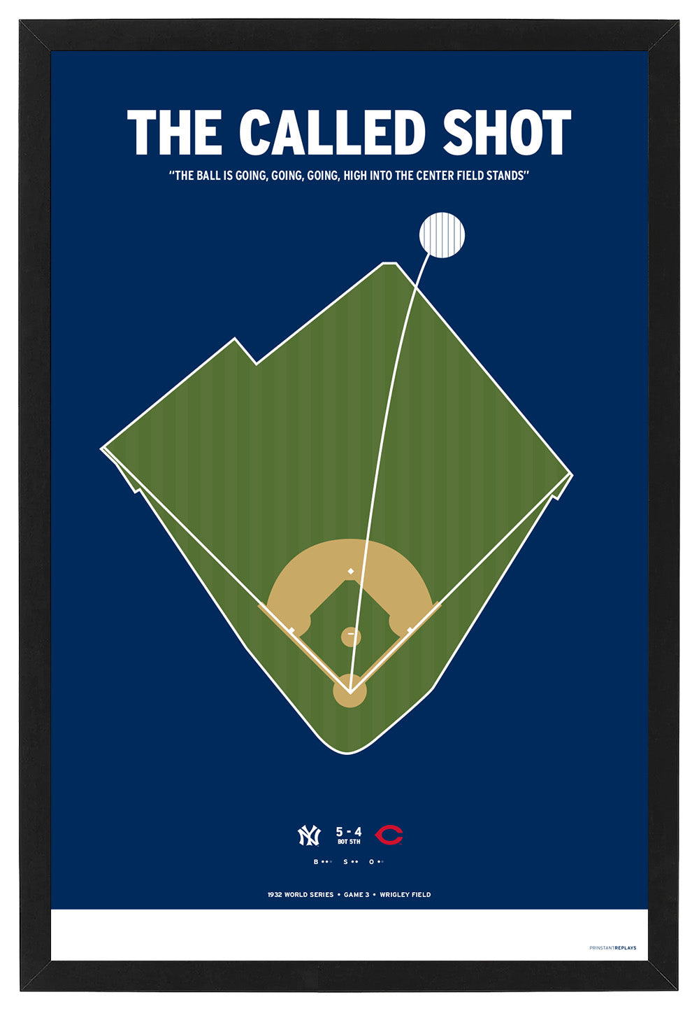 Yankees Babe Ruth Called Shot Print