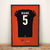 Cincinnati Bengals Tee Higgins Autographed Jersey Framed Print