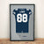 Dallas Cowboys Ceedee Lamb Autographed Jersey Framed Print