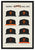 Giants History of Ball Caps Poster