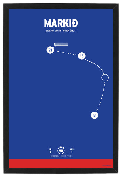 Iceland Austria Goal Poster