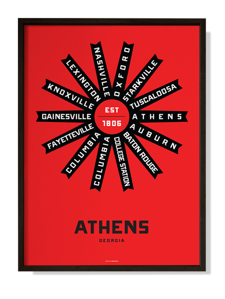 Athens, Georgia Print
