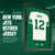New York Jets Joe Namath Jersey Framed Print