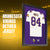 Minnesota Vikings Randy Moss Jersey Framed Print