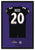 Baltimore Ravens Ed Reed Jersey Framed Print