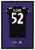 Baltimore Ravens Ray Lewis Jersey Framed Print