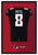 Atlanta Falcons Kyle Pitts Autographed Jersey Framed Print