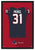 Houston Texans Dameon Pierce Autographed Jersey Framed Print