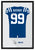 Indianapolis Colts DeForest Buckner Autographed Jersey Framed Print