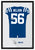 Indianapolis Colts Quinten Nelson Autographed Jersey Framed Print