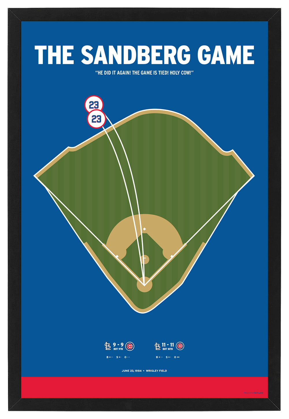 Cubs The Sandberg Game Print