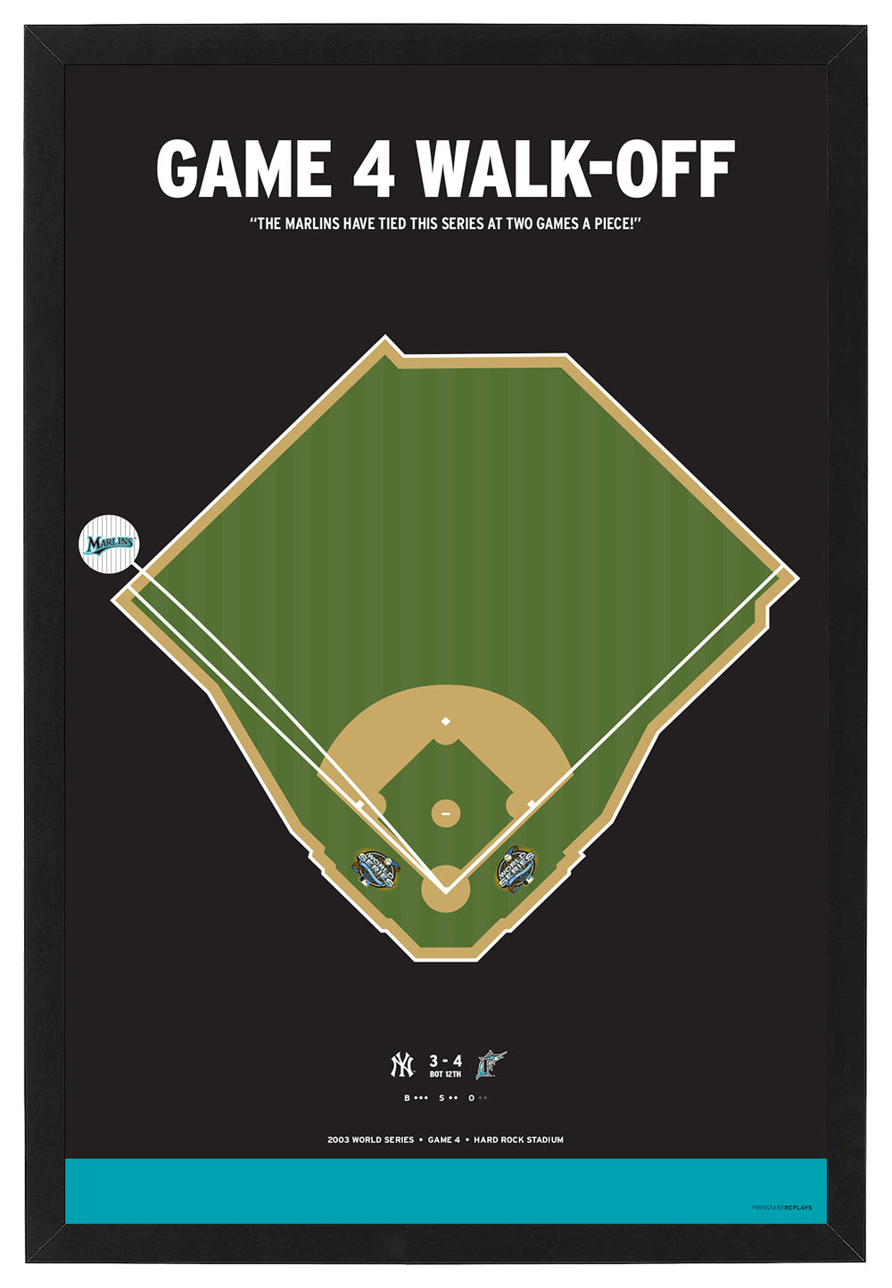 Marlins World Series Game 4 Walk-Off Print