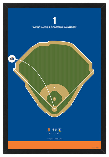 Mets Bartolo Colon's First Home Run Print