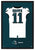 Philadelphia Eagles A.J. Brown Autographed Jersey Framed Print