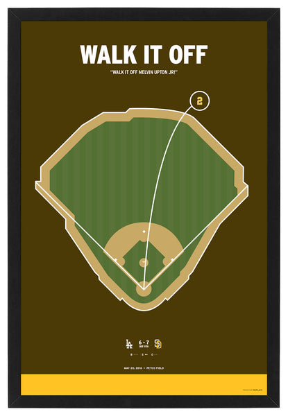 Padres Melvin Upton Jr.'s Walk-Off Print