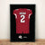Arizona Cardinals Marquis Brown Autographed Jersey Framed Print