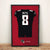 Atlanta Falcons Kyle Pitts Autographed Jersey Framed Print