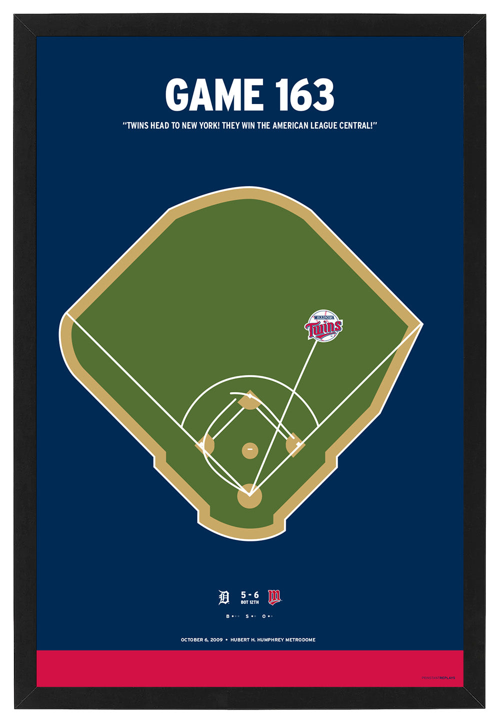 Twins Game 163 Print