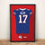 Buffalo Bills Josh Allen Autographed Jersey Framed Print