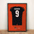 Cincinnati Bengals Joe Burrow Autographed Jersey Framed Print