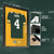 Green Bay Packers Brett Favre Jersey Framed Print