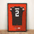 Cleveland Browns Amari Cooper Autographed Jersey Framed Print