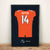 Denver Broncos Courtland Sutton Autographed Jersey Framed Print