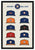 Astros History of Ball Caps Framed Print