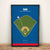 Ernie Banks 500th Home Run Print