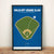 Dodgers Finley Walk-Off Home Run Print