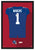 New York Giants Malik Nabers Autographed Jersey Framed Print