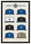 Mets History of Ball Caps Poster