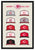 Reds History of Ball Caps Poster
