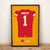 Kansas City Chiefs Xavier Worthy Autographed Jersey Framed Print