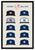 Yankees History of Ball Caps Poster