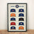 Astros History of Ball Caps Framed Print