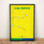 Brazil Alberto 1970 Goal Framed Print