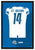 Detroit Lions Amon-Ra St. Brown Autographed Jersey Framed Print